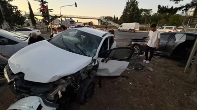 Tekirdağ’da kavşakta kaza