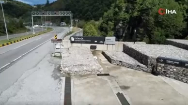 Zonguldak’ta sağanak sonrası şaşırtan görüntü!
