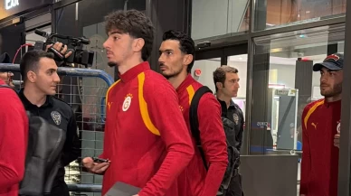 Galatasaray, Trabzonspor maçı için Trabzon'a geldi