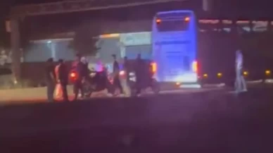 Siverek'te zincirleme kaza sonrası yumruklu kavga