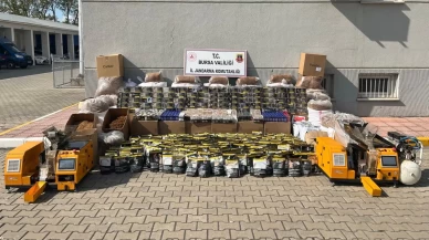 Bursa’da 3 milyon 200 bin TL’lik kaçak tütün operasyonu