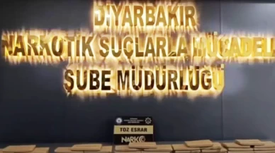 Diyarbakır'da uyuşturucu operasyonu! Araçtan kilolarca esrar çıktı