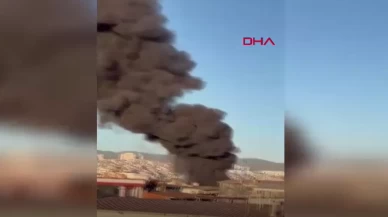 Buca'da korkutan yangın!