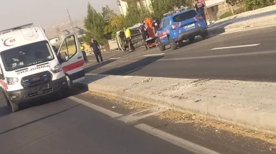 Batman-Beşiri yolunda otomobil takla attı: 4 yaralı