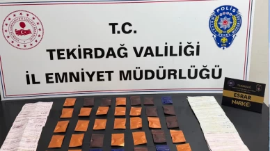 Tekirdağ’daki uyuşturucu operasyonlarında 19 tutuklama