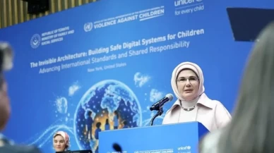 Emine Erdoğan lider eşleriyle görüştü