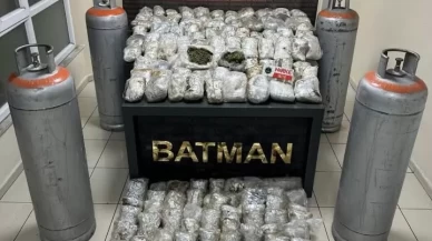 Batman’da sanayi tüplerine gizlenmiş uyuşturucu ele geçirildi
