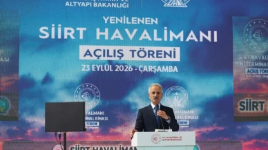 Bakan Uraloğlu duyurdu: Siirt Havalimanı yeniden hizmette