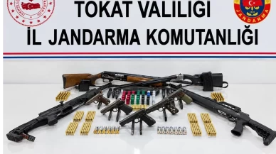 Tokat’ta silah kaçakçılığı operasyonu: 5 gözaltı