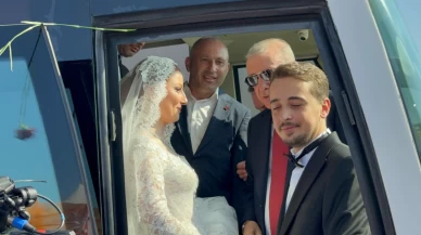 Düğün salonu yerine Erdoğan'ın yolunu tuttular