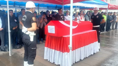 Şehit polis Batuhan Sarıyalçınkaya son yolculuğuna uğurlandı