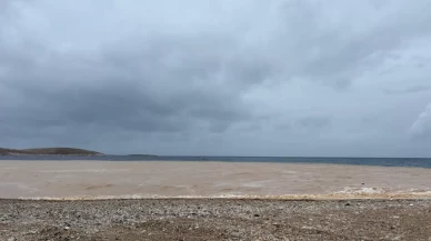Datça’da sağanak sonrası şaşırtan manzara