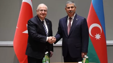 Bakan Güler, Azerbaycan Savunma Bakanı Hasanov ile bir araya geldi