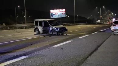 Kuzey Marmara Otoyolu Başakşehir’de kaza
