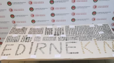 Edirne’de gümrük ekiplerinden tarihi eser operasyonu!