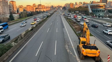 Dev otoyollarda şeritler kapatıldı, ulaşım kontrollü!