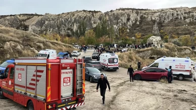 Kapadokya’da Peri bacası çöktü!