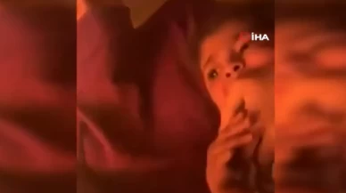 Gazzeli küçük kız alevlerin arasından böyle kurtarıldı!