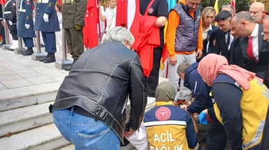 29 Ekim töreninde baygınlık geçiren öğrenci merdivenden düştü
