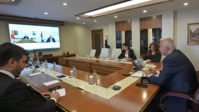 Bakan Ersoy, Filistin Kültür Bakanı Hamdan ile görüştü