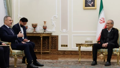 Dışişleri Bakanı Hakan Fidan, İran Cumhurbaşkanı Pezeşkiyan ile Tahran’da görüştü