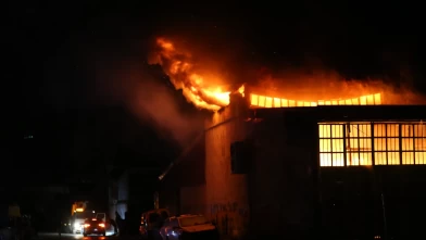 Antakya Sanayi Sitesi’nde tamirhanelerde yangın paniği