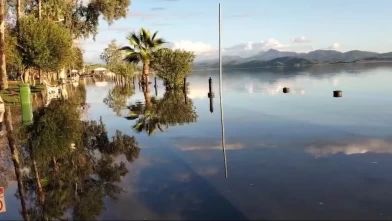 Muğla'da yağışlar seli getirdi: Delta Plajı sular altında kaldı!