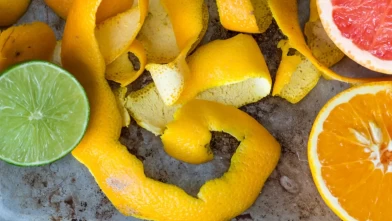 Turunçgil kabuklarıyla doğal ferahlık