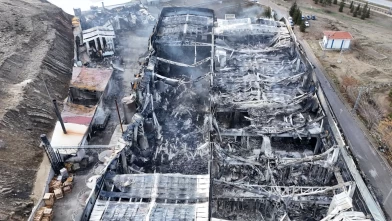 Kimya fabrikasındaki yangın madeni yağ bölümünden çıkmış