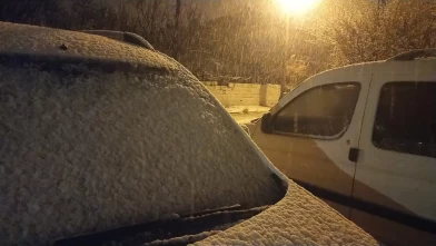 Denizli’ye bahar ayında lapa lapa kar yağdı!