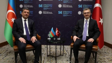 İletişim Başkanı Burhanettin Duran ve Ahmad İsmayilov STRATCOM’da buluştu