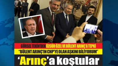Gürsel Tekin'den, Bülent Arınç ve Özgür Özel'e çok sert tepki: Koşa koşa gittiler