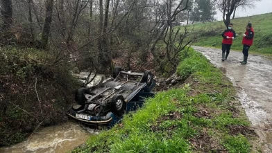 Balıkesir’de dere kenarında korkutan olay
