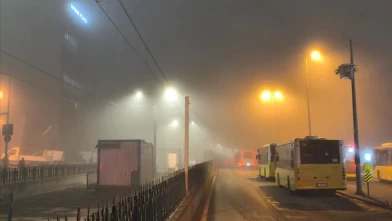 İstanbul’da sis alarmı: Görüş mesafesi düştü