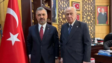 Türk Telekom CEO'su Ebubekir Şahin'den MHP Lideri Devlet Bahçeli'ye ziyaret: Asil duruşu rehber niteliğindedir
