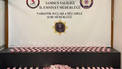 Samsun’da yasaklı madde operasyonu: 15 bin 750 hap ele geçirildi