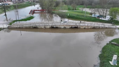 Tunca Nehri'nin debisi 3 günde 3,5 kat arttı