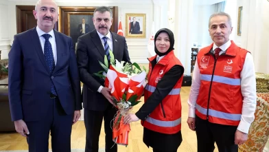 Bakan Mustafa Çiftçi, Göç İdaresi Başkanlığı heyetini kabul etti