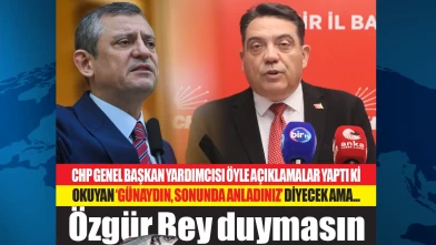 CHPGenel Başkan Yardımcısı Yankı Bağcıoğlu öyle açıklamalar yaptı ki, okuyan 'günaydın' diyecek ama, Özgür Özel küplere binecek...