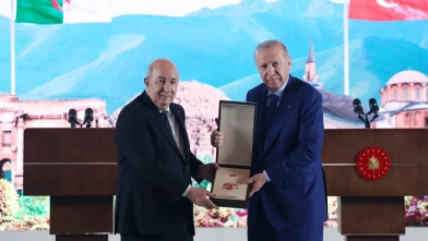 Cumhurbaşkanı Erdoğan’dan Cezayir lideri Tebbun’a Devlet Nişanı