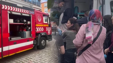 Apartman bir anda alevlerle kaplandı!
