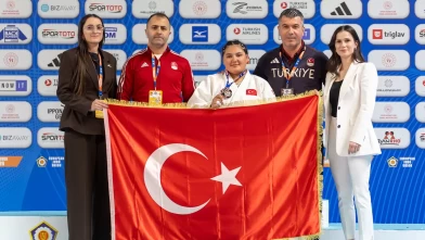 Milli judocu Nisanur Serin’den gümüş madalya