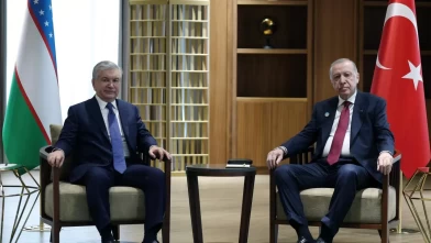 Cumhurbaşkanı Erdoğan'dan Özbekistanlı mevkidaşı Mirziyoyev’e Türkiye daveti!