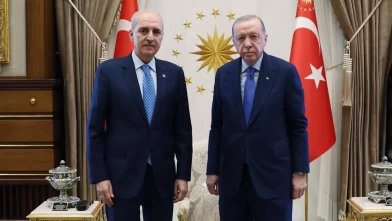 Beştepe'de sürpriz zirve: Cumhurbaşkanı Erdoğan, Kurtulmuş'u kabul etti