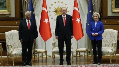 Cumhurbaşkanı Erdoğan, AB liderleriyle Külliye'de bir araya geldi