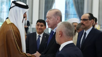 Cumhurbaşkanı Erdoğan taziye ziyareti için Katar'da