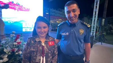 Şehit yeğeni Gülşah'a anlamlı hediye