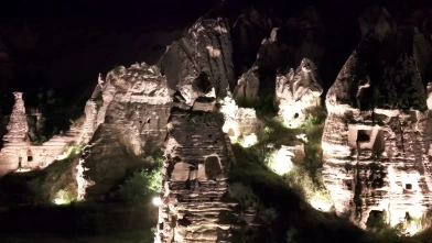 Kapadokya gece müzeciliği başladı!