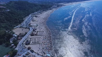 Şile sahillerinde hafta sonu yoğunluğu
