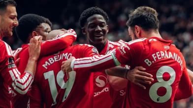 Manchester United'dan gol şov!